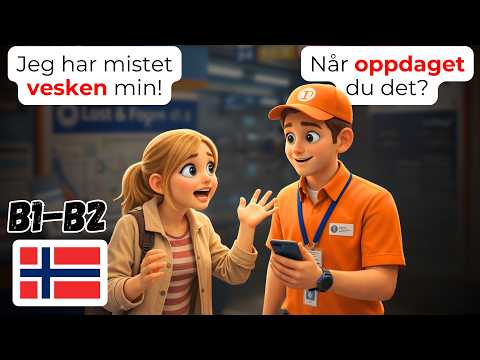 🇳🇴 Learn Norwegian in 24 Minutes: 60+ Metro & Transport Phrases (B1-B2)