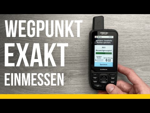 GPS Koordinaten exakt ermitteln mit Garmin Wegpunkt Mittelung | z.B. Geocache verstecken