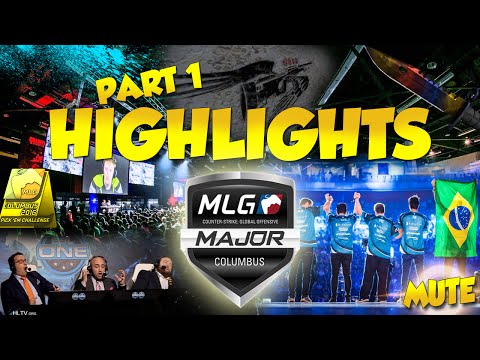 CS:GO - MLG Columbus 2016 HIGHLIGHTS! (Insane Clutches, Crazy Frags & More) Part 1