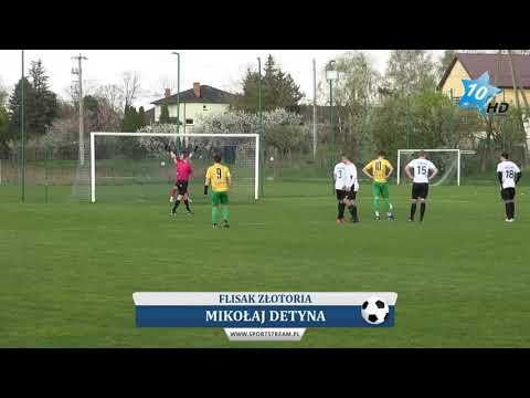 Skrót bramkowy: Flisak Złotoria - MLKS Krajna Sępólno Krajeńskie (2:1), 05.05.2021 r.