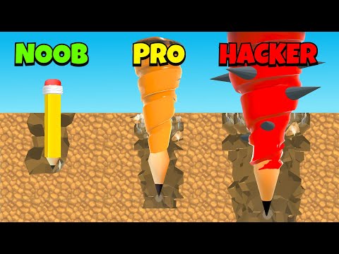 🤢 NOOB 😎 PRO 😈 HACKER | Pen Dig | iOS - Android APK
