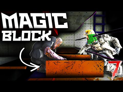 Break the Zombie AI with ONE block! Easy Horde Base in 7 Days to Die 2.0