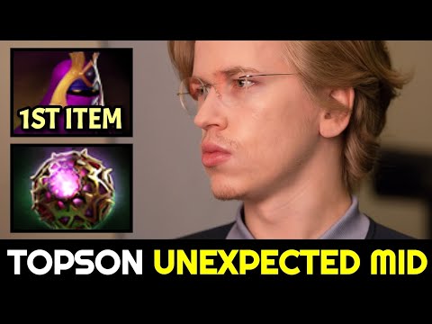 TOPSON Unexpected Mid with First Item Veil of Discord Dota 2
