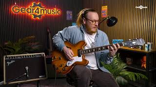 Video thumbnail for SOUNDCHECK Epiphone Riviera | Gear4music Guitars by Gear4music Guitars
