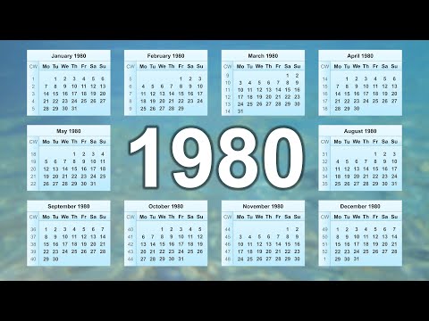 1980 Calendar