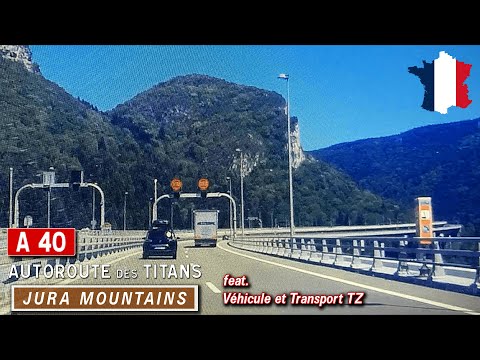 France (F): A40 Jura Mountains (eastbound) w/ @enr.autosel
