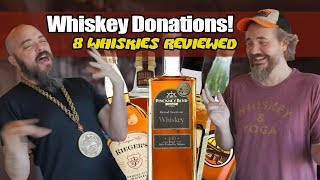 Donation Day! We Review A selection of Rye, Bourbon and American Whiskies!
