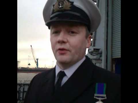 HMS Northumberland sails into Tyne