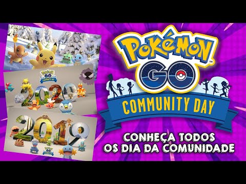 🛑TODOS OS DIAS DA COMUNIDADE QUE JÁ ROLARAM EM POKEMON GO🛑