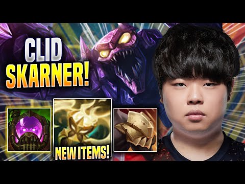 CLID TRIES SKARNER WITH NEW ITEMS! - HLE Clid Plays Skarner JUNGLE vs Kindred! | Preseason 2023