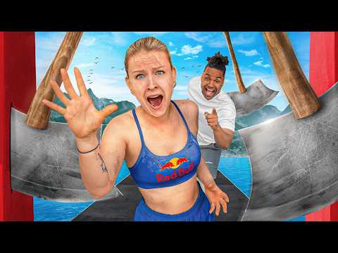 Sie läuft den härtesten Parcour der Welt? 😬🪓 (ft. Theresa)