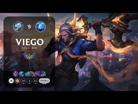 Viego Mid vs Anivia - KR Challenger Patch 14.3