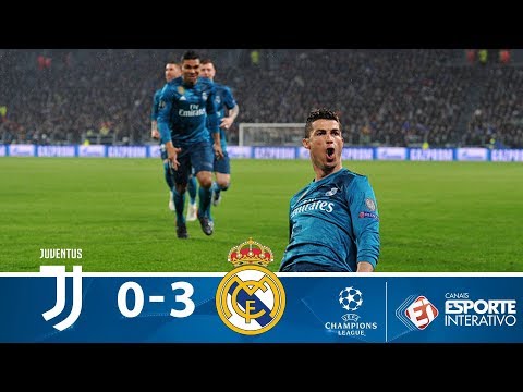 Juventus 0 x 3 Real Madrid - Melhores Momentos - Champions League (03/04/2018)