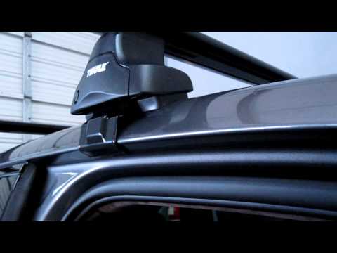 2012 Porche Cayanne with Thule Roof Rack by Rack Attack