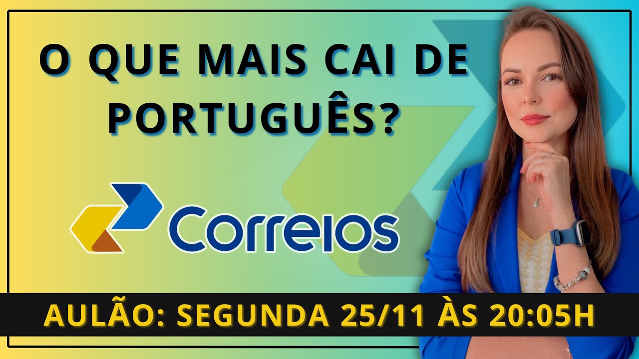 AULÃO: O que mais cai em Português | Prova dos Correios 2024 | Banca IBFC