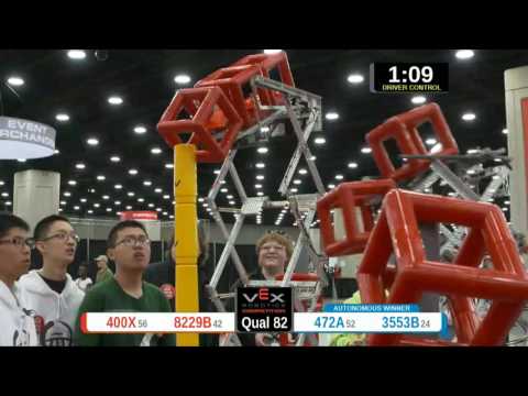 2015 VRC Sci Q82 - 400X 8229B vs 472A 3553B - 75 to 75 - VEX Worlds 2015 - Science Division