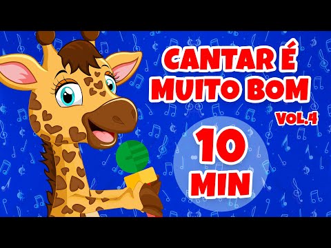 Cantar é Muito Bom Vol. 4 - Giramille 10 min | Desenho Animado Musical