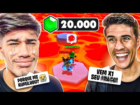ELE ME HUMILHOU PEDINDO X1 NO STUMBLE GUYS VALENDO 20 MIL GEMAS!