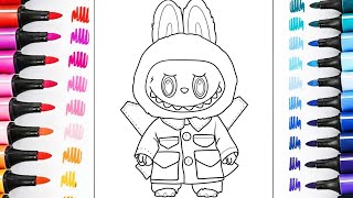 How To Draw Labubu . Coloring pages