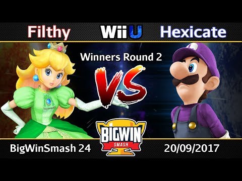 BigWinSmash 24 - Winners Round 2 - Filthy (Peach) v Hexicate (Luigi, Mewtwo)