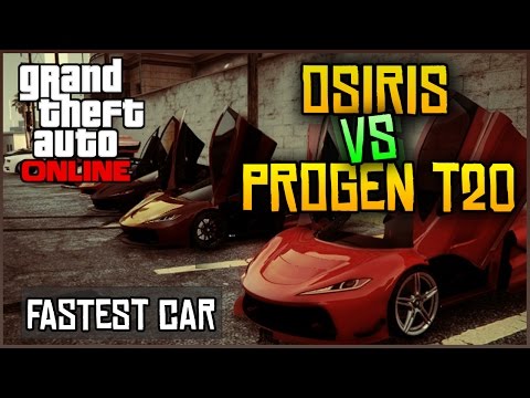 GTA 5 FASTEST CAR - Progen T20 vs Osiris in GTA 5 Online! (Ill Gotten Gains Part 2 DLC)