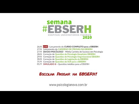 Psicologia EBSERH 2020