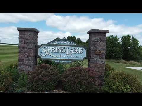 Spring Lake Golf & Country Club, Wall Lake Iowa..  Quick flyover holes 1 - 9