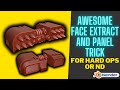 Awesome Face Extract And Panel Trick In Blender For Hard Ops And ND