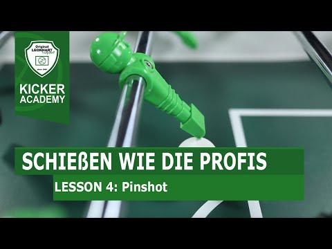 Das Pinshot Tutorial | Kicker Academy Lesson 4 | Kickern lernen mit Tischfußball-Profi Semin Mensah