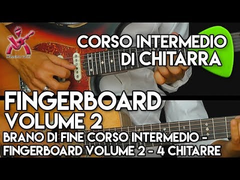 Unit 40 - brano di fine Corso Intermedio - Fingerboard volume 2 - 4 chitarre