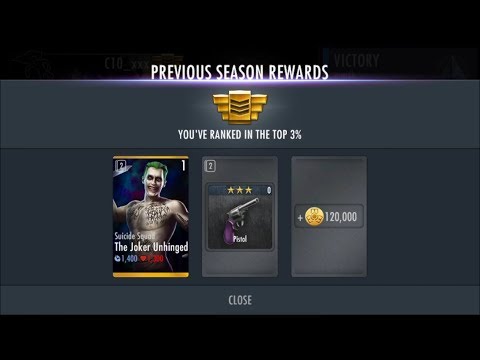 HOW TO GET SESON REWARDS EARLY AND INFINATE CREDITS IN INJUSTICE