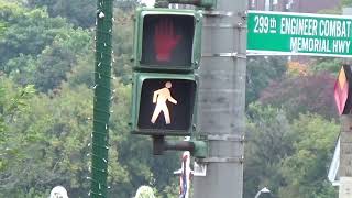 Crouse Hinds pedestrian signal (incandescent hand symbol)