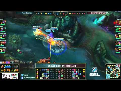 Go4LoL Türkiye Mart Final Maçı EWEWEW vs Team Escalate