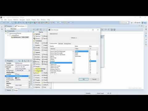 Java Swing Tutorial 11 Open One Frame From Another