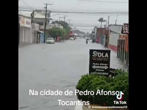 Enchente em Pedro afonso #tocantins #noticias #noticia
