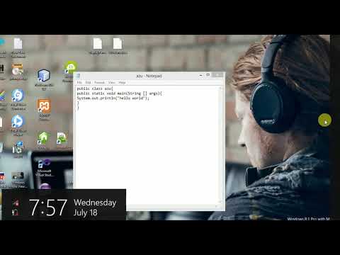 Ethiopian Programming Amharic Java Tutorial 3 First Hello World Program Using No