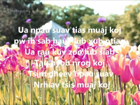 Txog koj ib leeg instrumental with lyrics- Xanakee