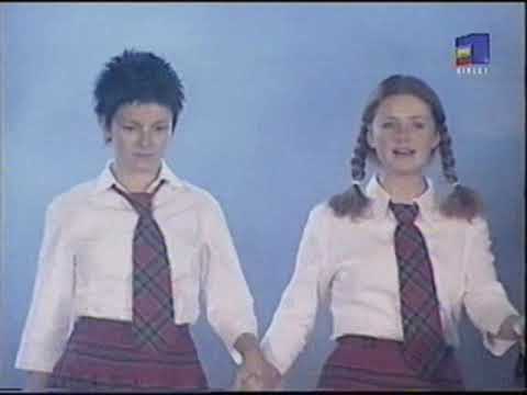 t.A.T.u. performing at Cerbul de Aur Festival, 2002