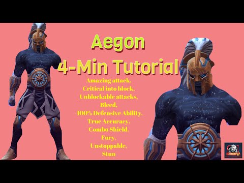 AEGON: 4-Minute TUTORIAL! Insane damage, true accuracy, shrug off debuffs, unblockable hits and MORE