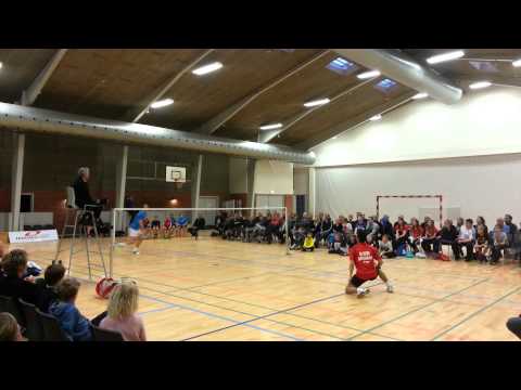 Peter Gade mod David Kim i Nibe Hallen d. 23 April 2014!