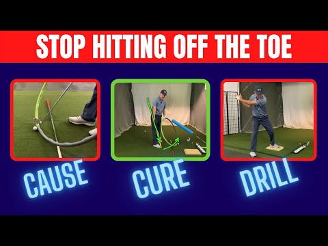 Stop Hitting Off the Toe - [ Learn the Cause, Cure and a Drill for this Common Fault ]