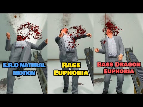 🏆 Top 3 Euphoria MODS For GTA5 (Physics Comparison)
