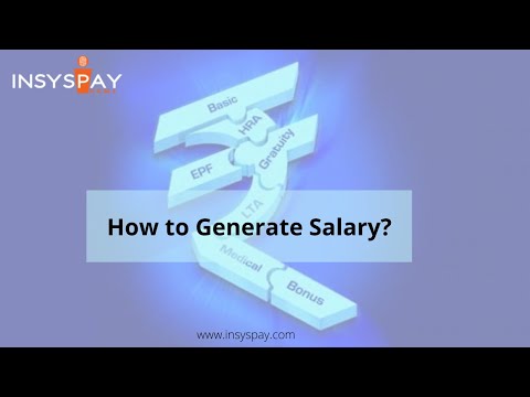 How to Generate Salary in InSysPay Software? Demo