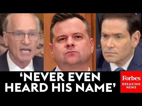 Keating Asks Rubio Point Blank If He's 'Ever Heard' Of Trump's DNI Replacement Bill Pulte
