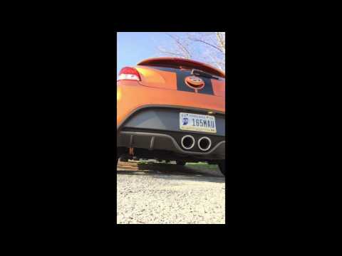 Hyundai Veloster Turbo Exhaust MBRP Before & After
