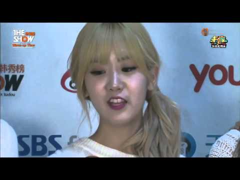 150512 BESTie 베스티 The Show Warm up Time CUT (ENG)