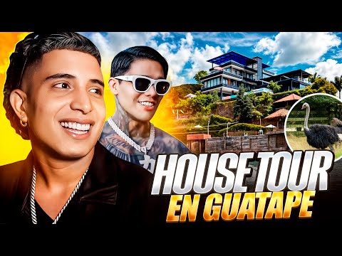COSSIO NOS ABRE LAS PUERTAS DE SU MANSIÓN en GUATAPÉ 😱| HOUSE TOUR