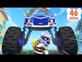 Super Police Truck Is Catching A Thief Vehicles For Children Car Cartoon Kids Songs BabyBus