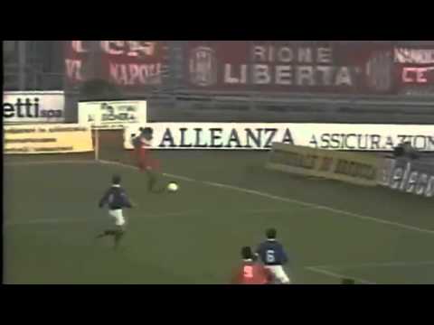 Serie A 1994-1995, day 11 Brescia - Bari 1-2 (Tovalieri, Baronchelli o.g., Neri)