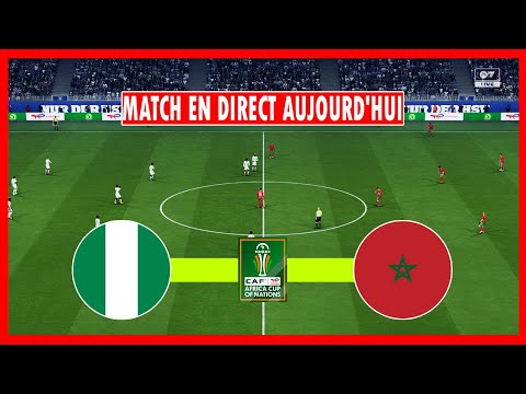 🔴 EN DIRECT: Nigeria vs Maroc 🔴 AFCON 2025/2026 - Demi-finale ⚽ Match Aujourd’hui Simulation